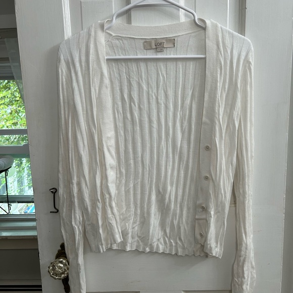 Loft Ribbed Cardigan - Picture 2 of 6